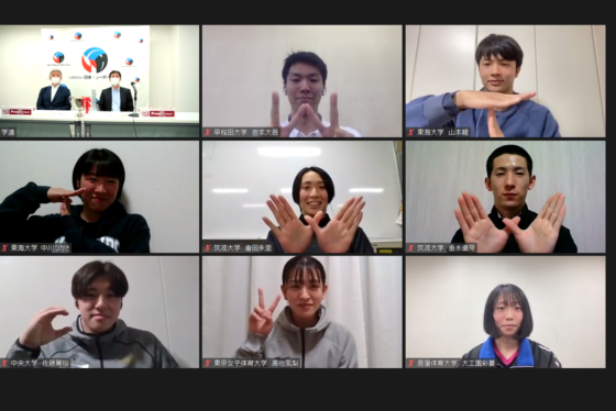 「闘志を燃やせ」全日本インカレ記者会見を開催　